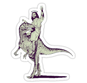 Jesus on Dinosaur
